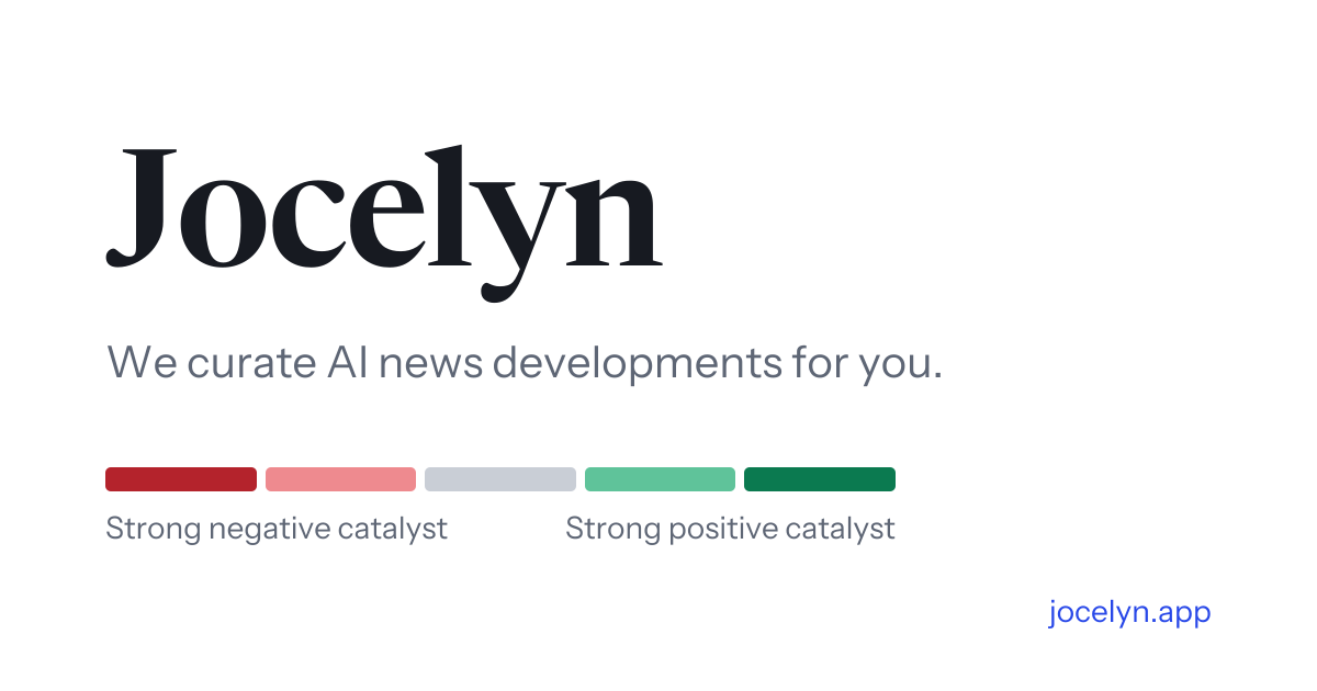 Jocelyn - We curate AI news developments for you.